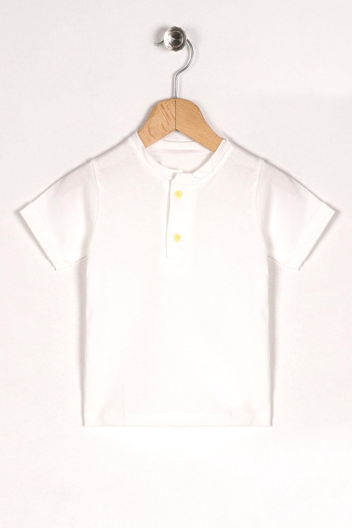 Worrn 2054 Erkek Cocuk 1-3 Yas Donald Fıgurlu On Cep Detaylı Sortlu Salopet