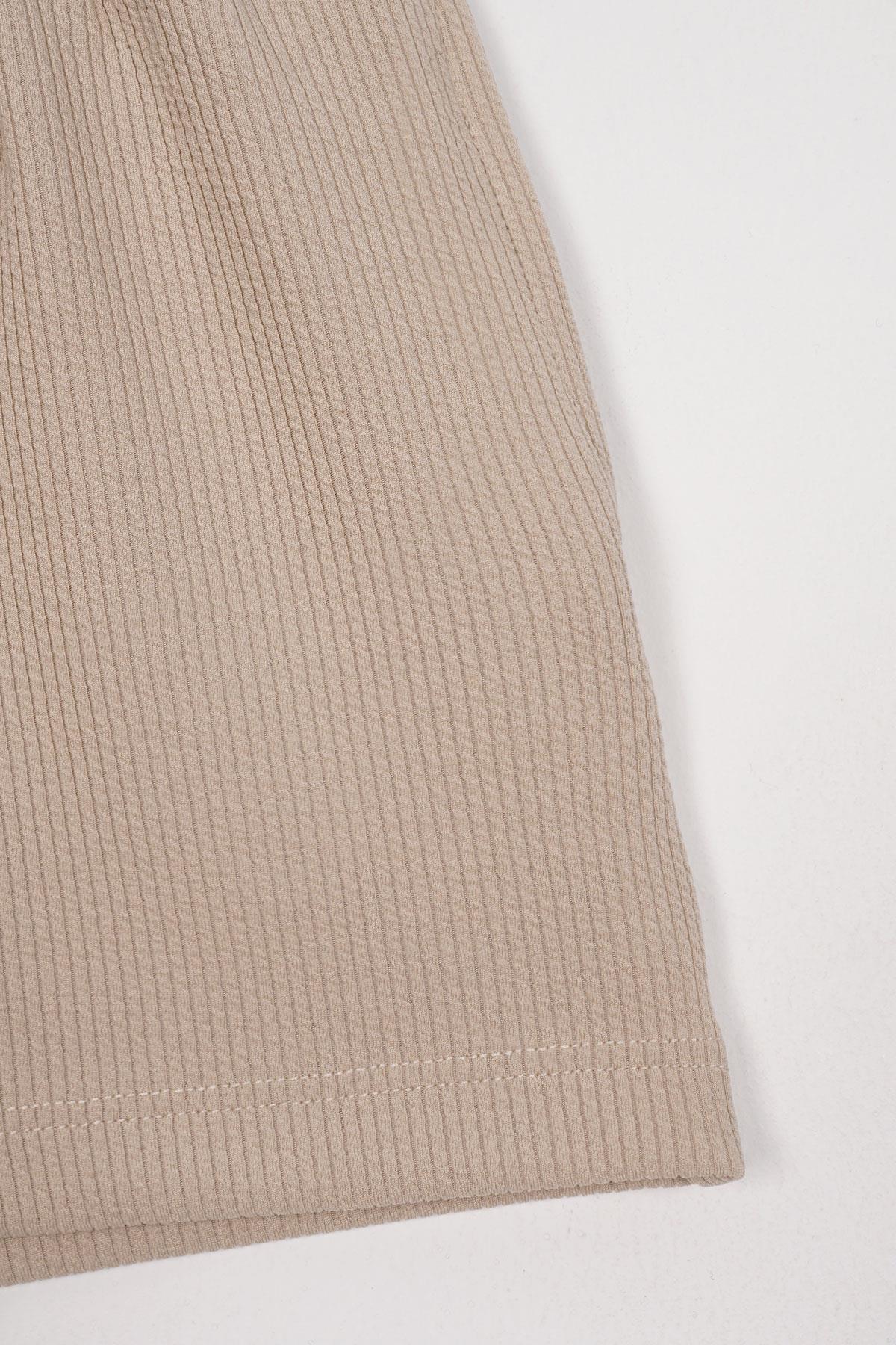 Fittilli Cepli Bej Renk Kız Çocuk Şort