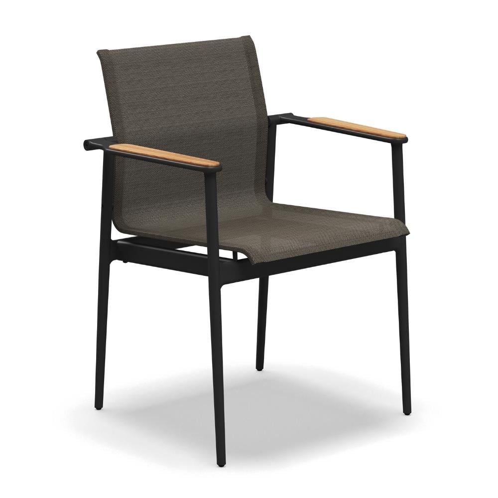 180 Kollu Sandalye-Teak Kollu-İskelet Meteor-Granite Sling