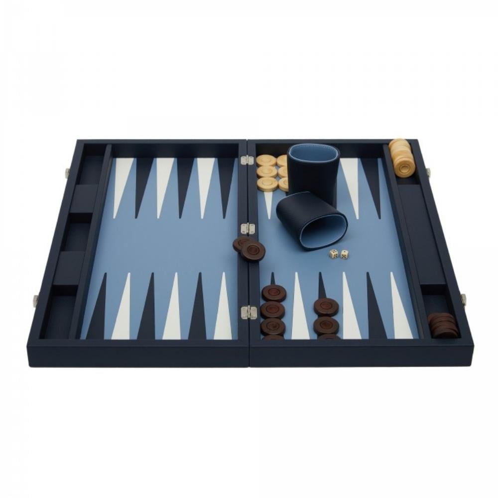 Aeris Lacivert Büyük Boy Deri Tavla