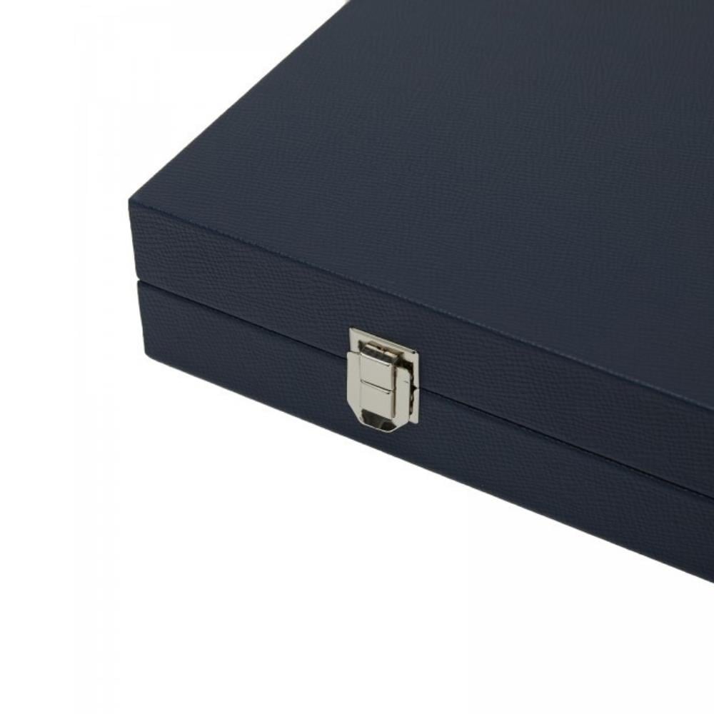 Aeris Lacivert Büyük Boy Deri Tavla