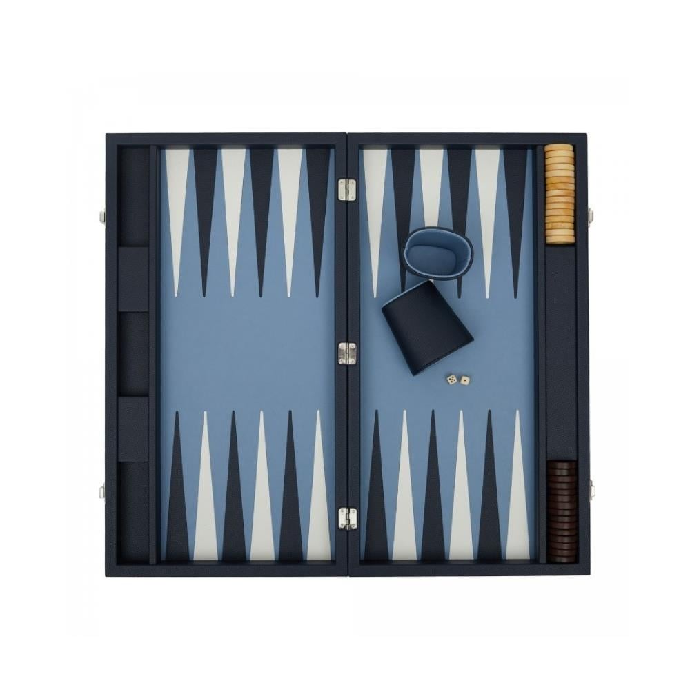 Aeris Lacivert Büyük Boy Deri Tavla