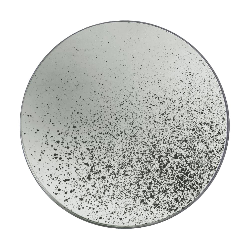 Aged Mirror Small Clear Ayna-Ahşap İskelet