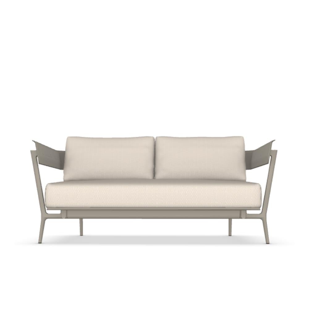 Aikana İkili Kanepe-Aluminium Pearly Gold (11)-(Minder Hariç)