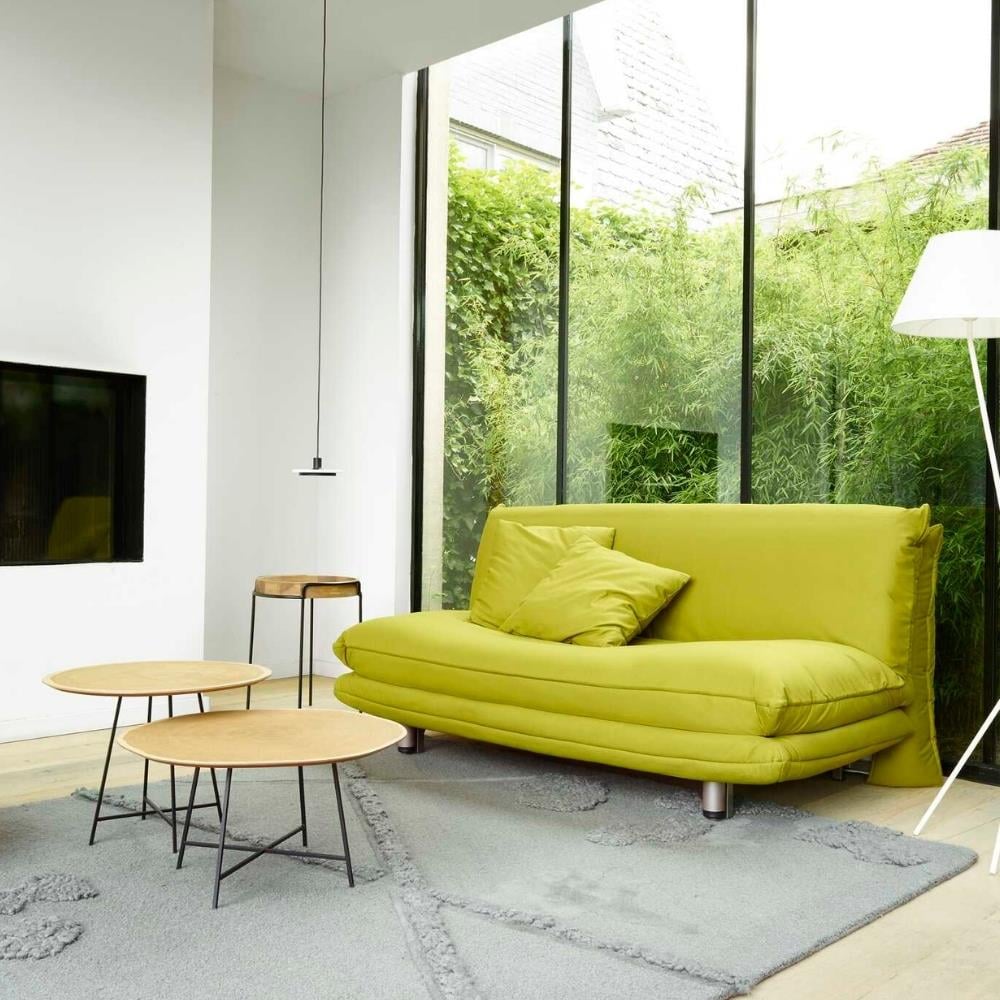 Alburni Alçak Sehpa-Tabla Oak veneer-Ayak Black lacquered steel