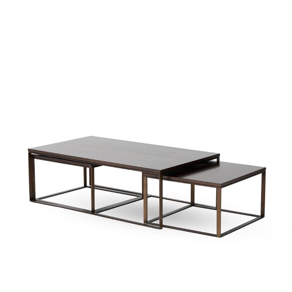 Allure İç İçe Geçmeli Orta  Ve Yan Sehpalar