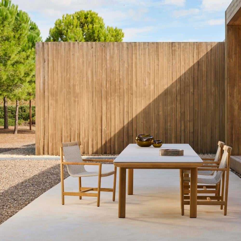 Amanu Teak Yemek Masası  - Top Sabbia (C15) - 290 cm