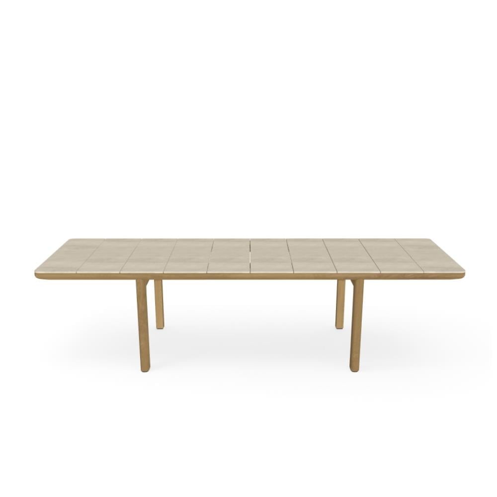 Amanu Teak Yemek Masası  - Top Sabbia (C15) - 290 cm