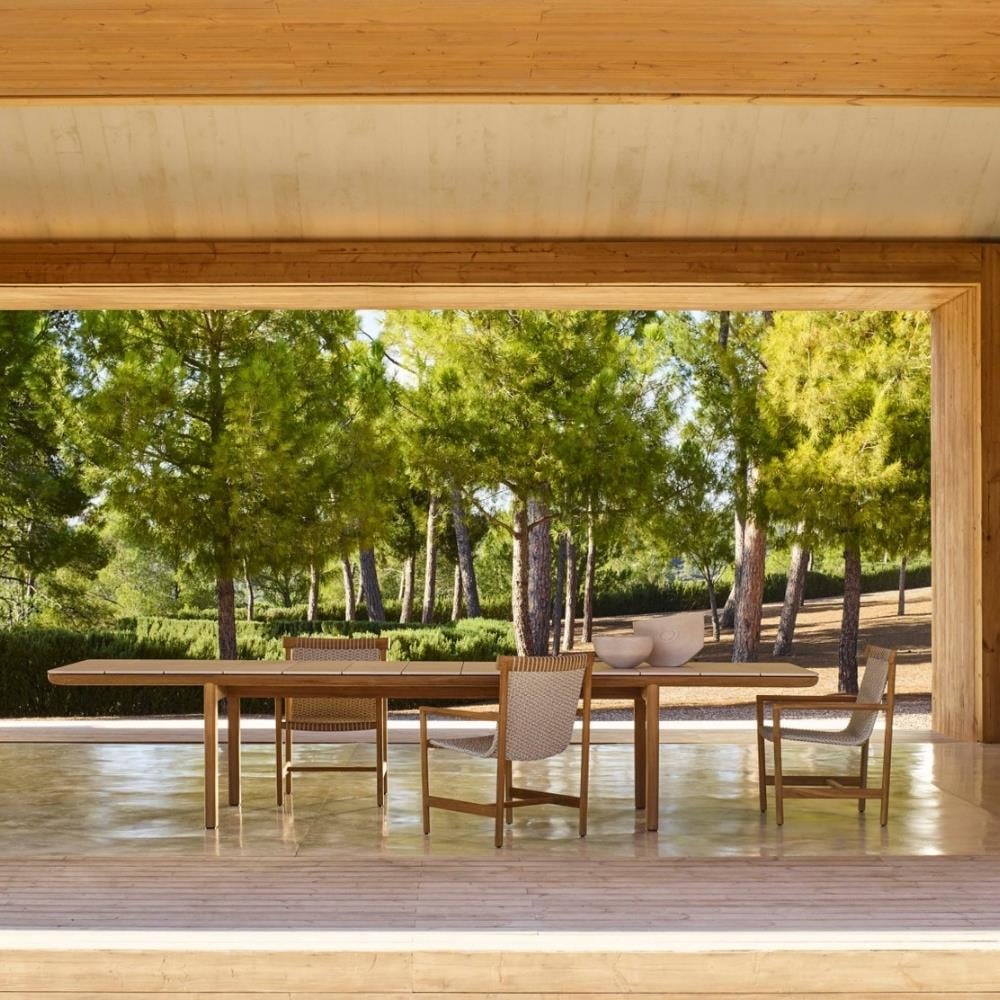 Amanu Teak Yemek Masası  - Top Sabbia (C15) - 290 cm