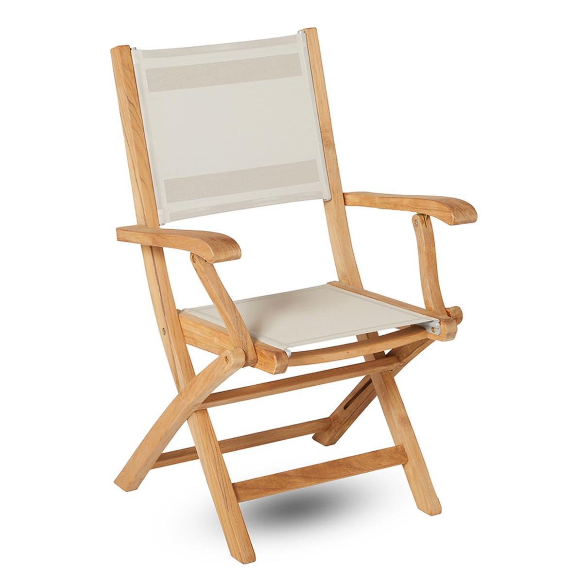 Arona Batyline Katlanır Kollu Sandalye-Beige