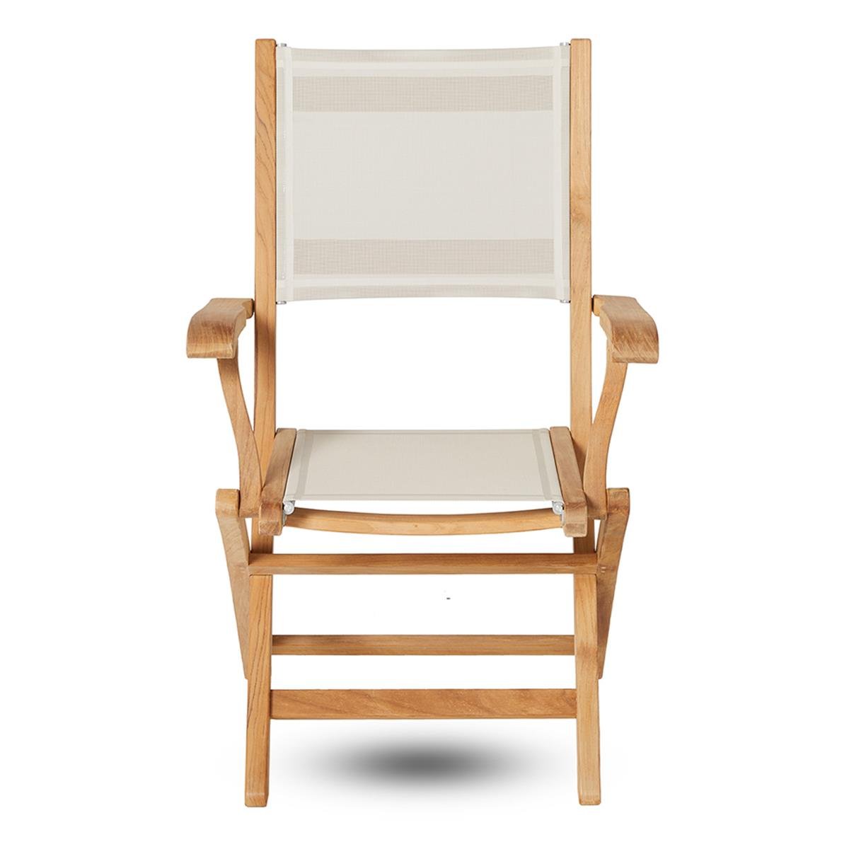 Arona Batyline Katlanır Kollu Sandalye-Beige