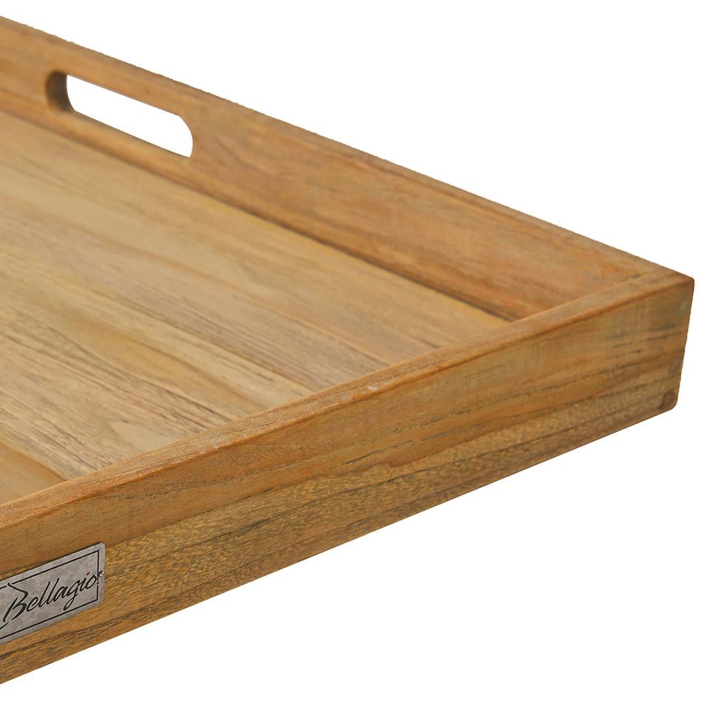 Bellagio Rough-X Grey Teak Servis Tepsisi