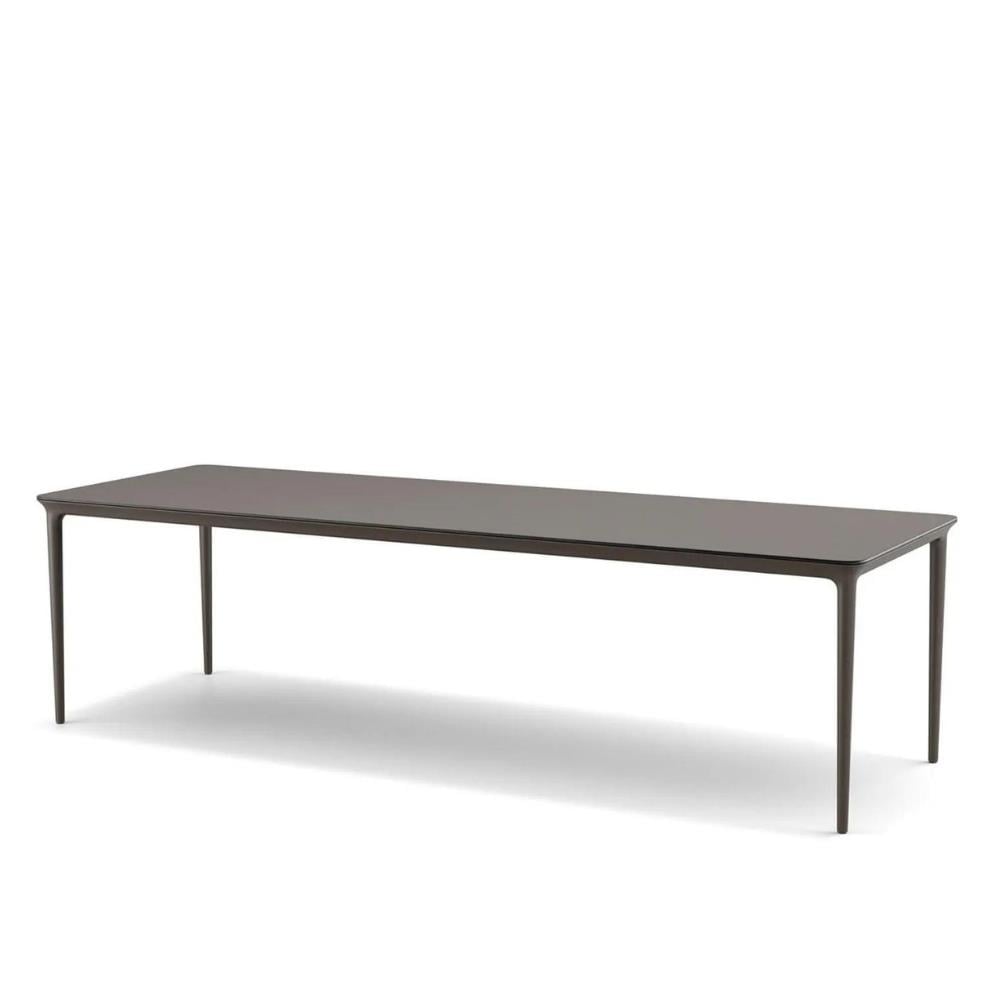 Bellmonde Yemek Masası (280)-XLarge-Tabla Black Pepper (HPL)-Ayak Black Pepper