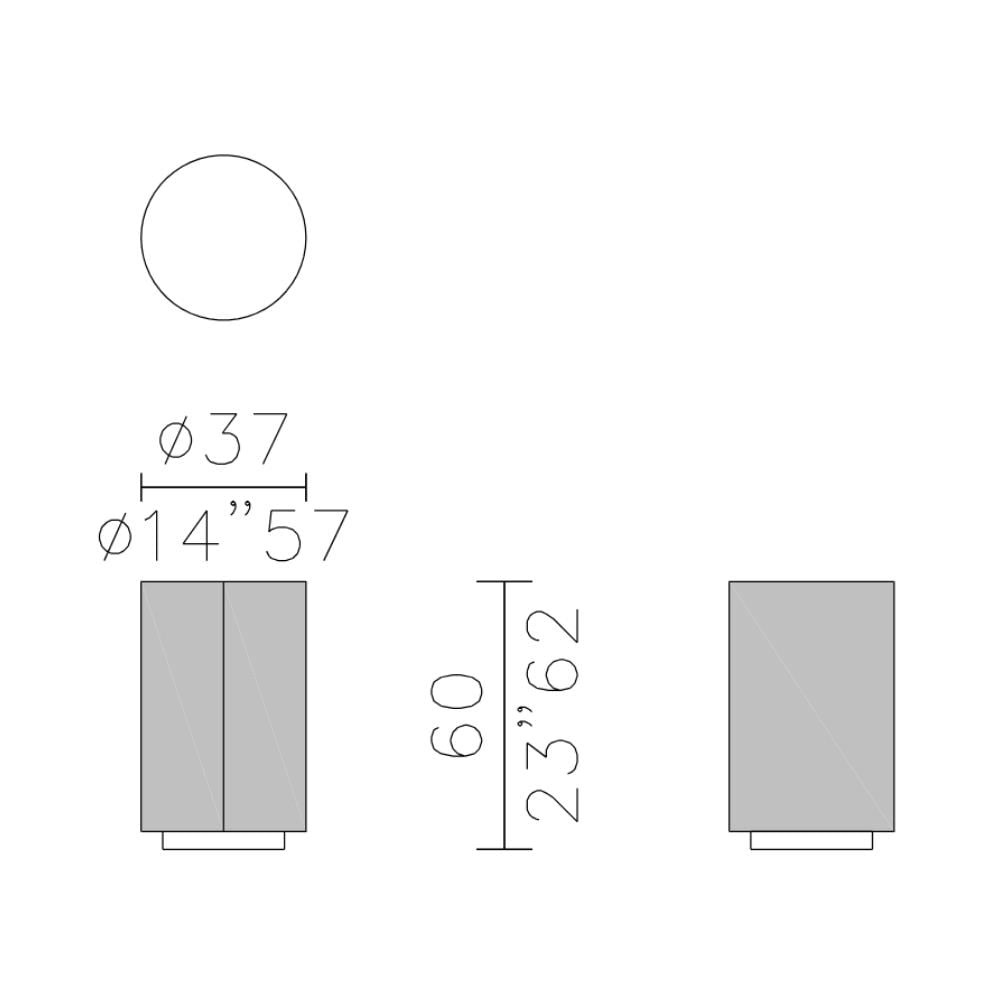 Belt 35R Yan Sehpa-Top Back-Painted Glass Chocolate-Base Steel (BLTB35R)