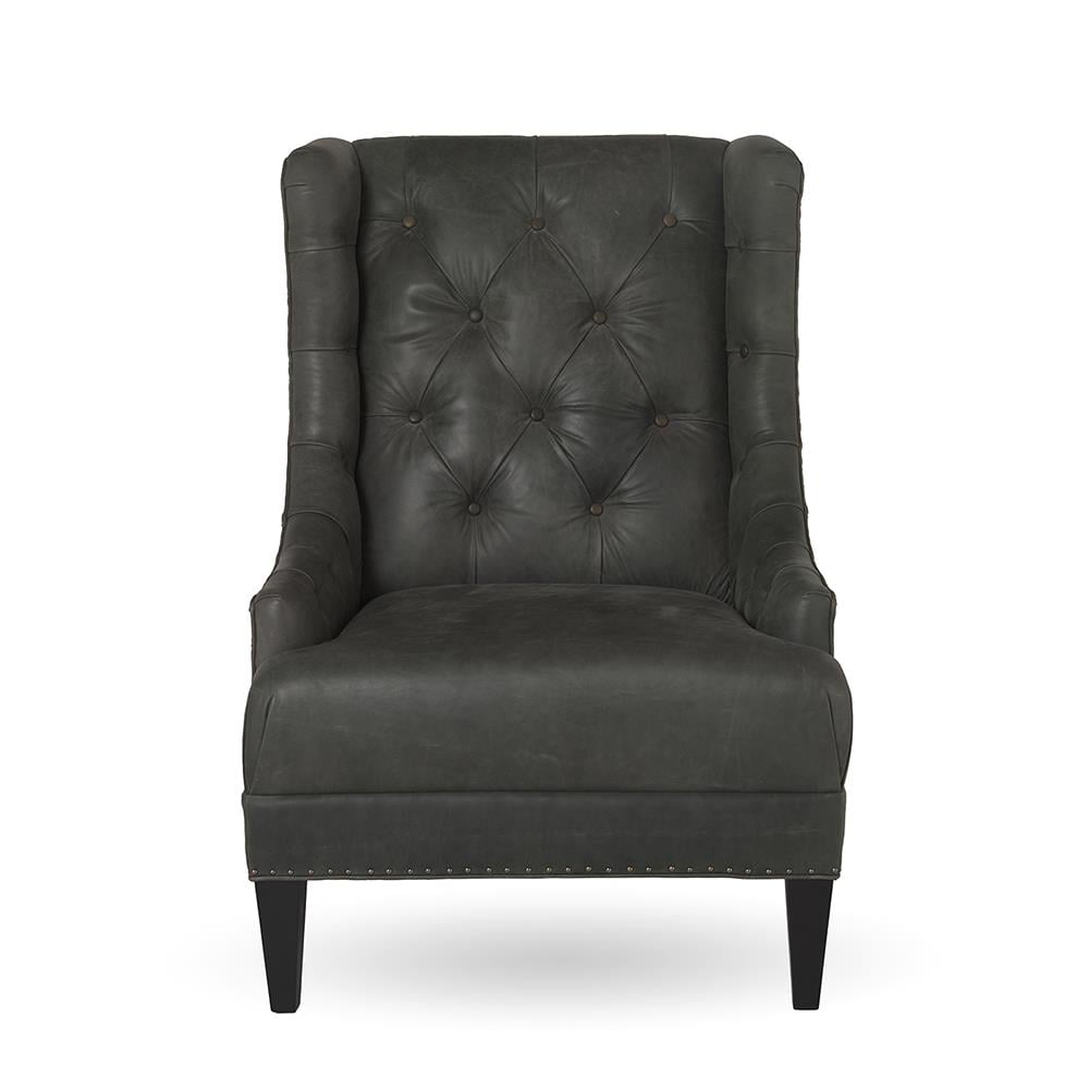 Benjamin Tekli Koltuk-Deri (0295-333)-Finish 751 Nail Color 44-6