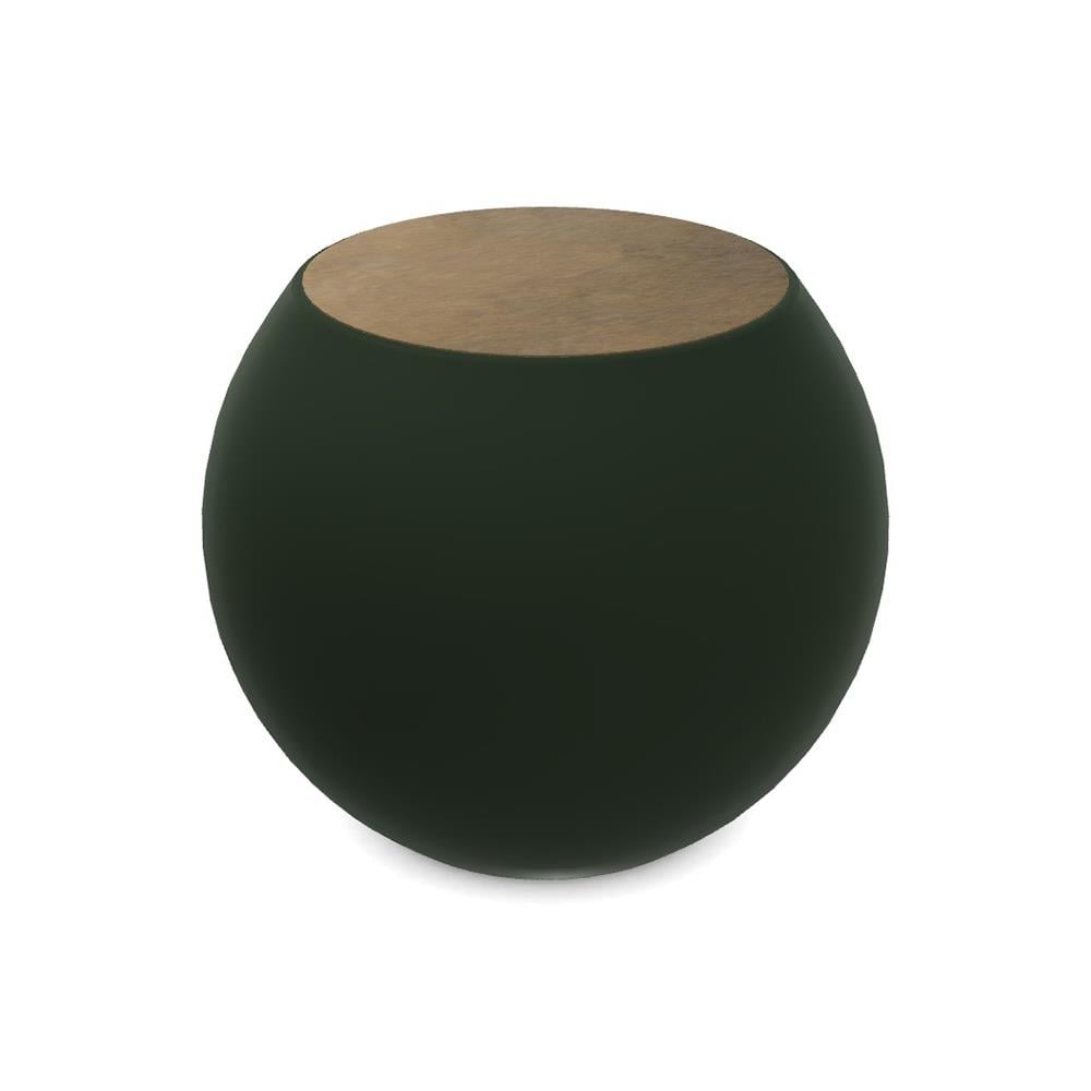 Bongo TB2 Yan Sehpa-Top Bronzed Brass-Finish Matt Forest Laquered-(BONGOTB2-IN)