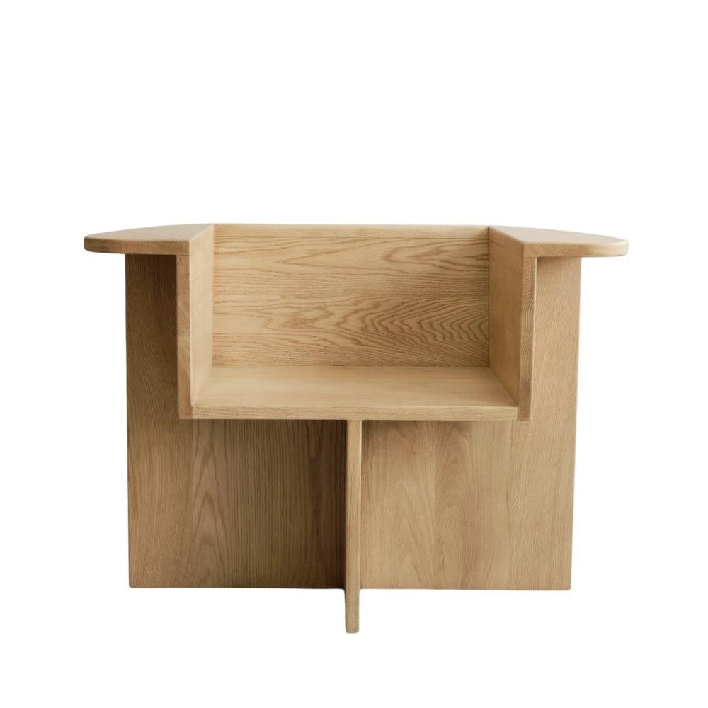Brutus Lounge Chair - Natural Oak