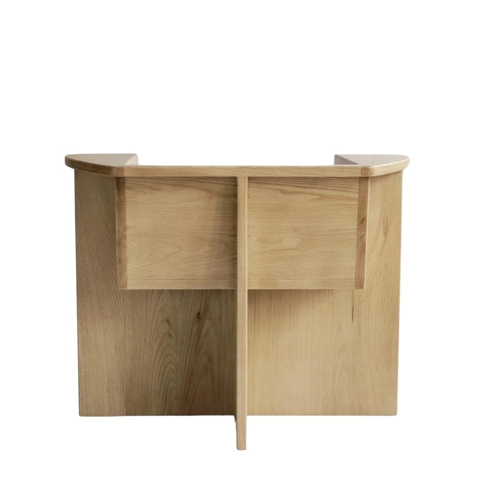 Brutus Lounge Chair - Natural Oak