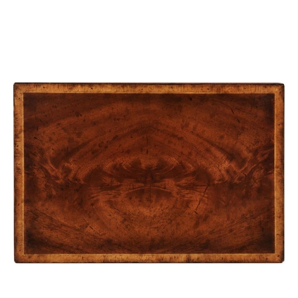 Buckingham Dikdörtgen Mücevher Kutusu-Finish-Mah-02-1 (Medium Antique Mahogany)