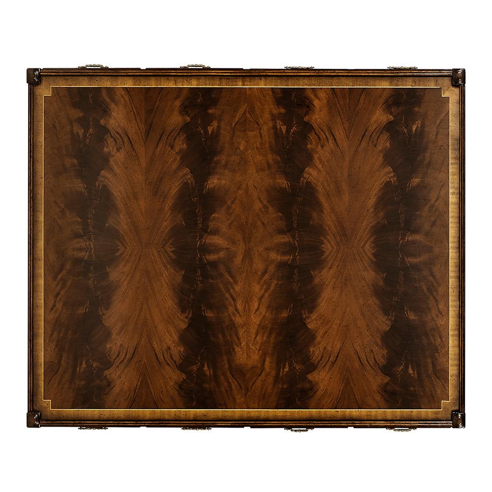 Buckingham Dikdörtgen Orta Sehpa-Çift Katlı-Finish-Mah-02-1 (Medium Antique Mahogany)