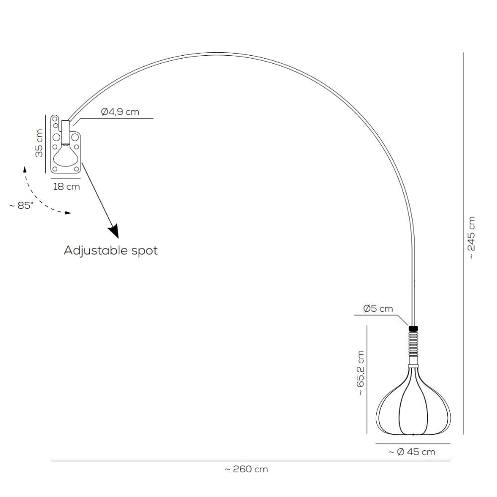Bul-Bo Aydınlatma - Aluminium Black