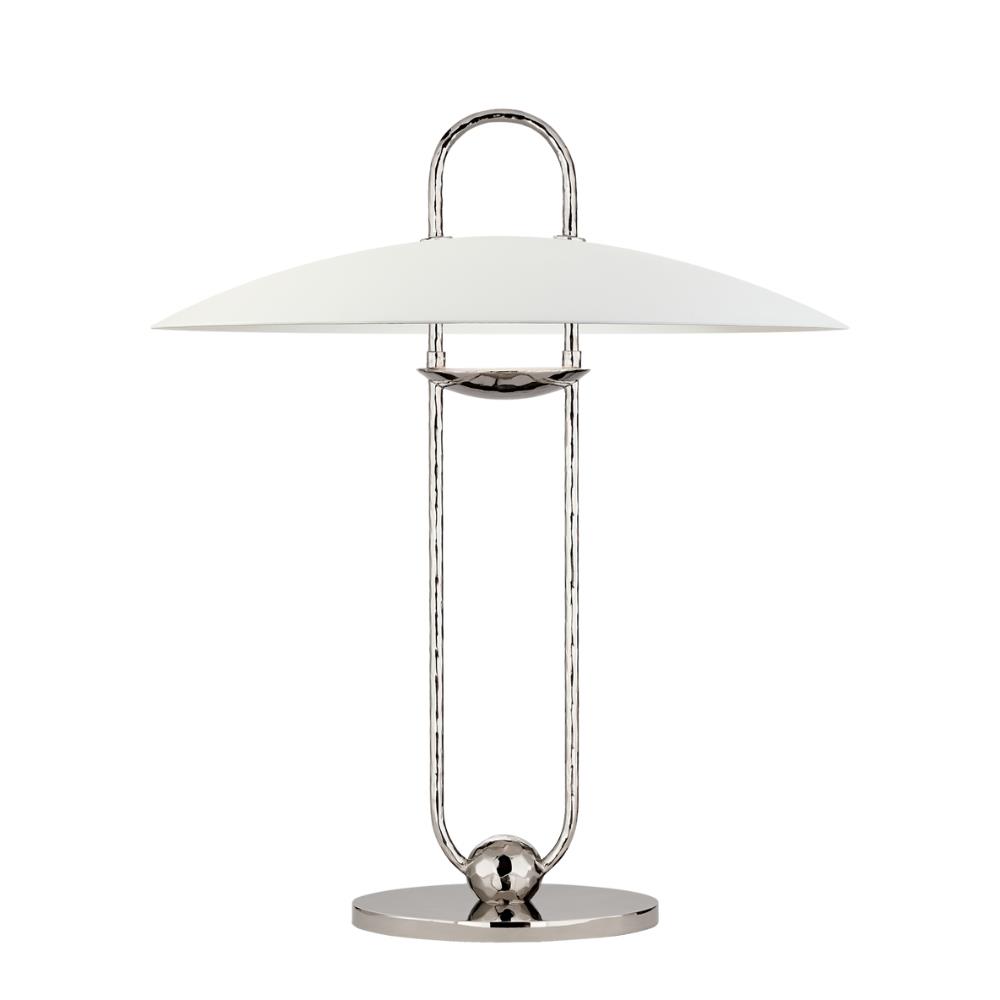 Cara Masa Lambası-Polished Nickel