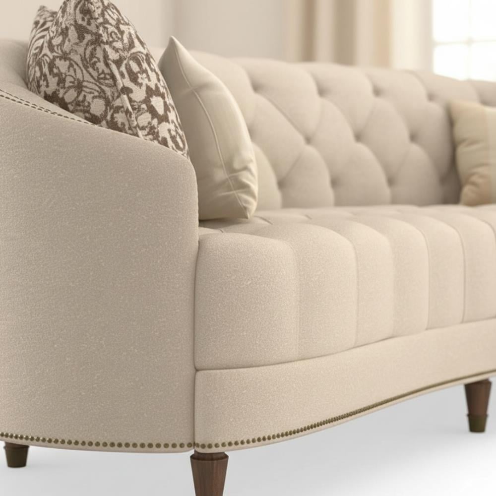 Caracole Intl – Compositions Chestnut Triple Sofa