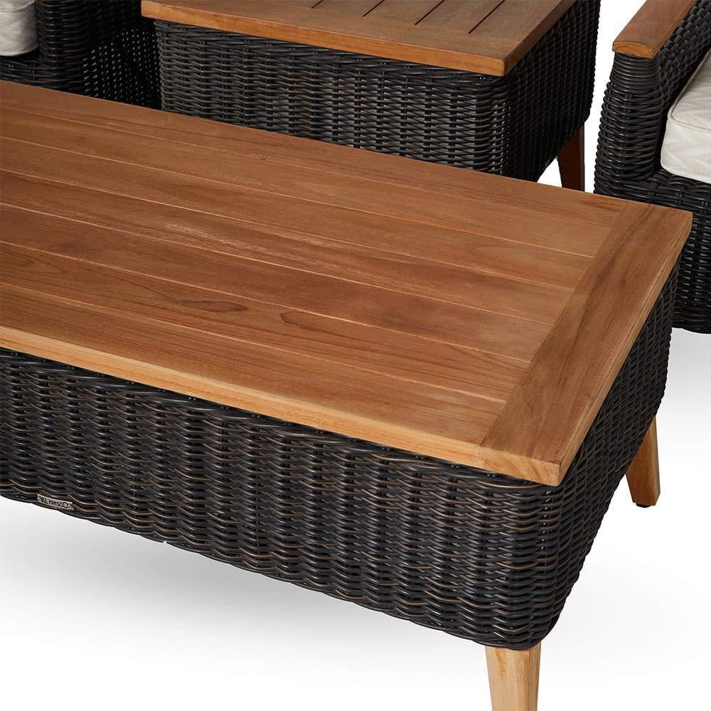 Catarina Koltuk-Kolları Teak Black Walnut -Teak-RC5 (Minder Hariç)