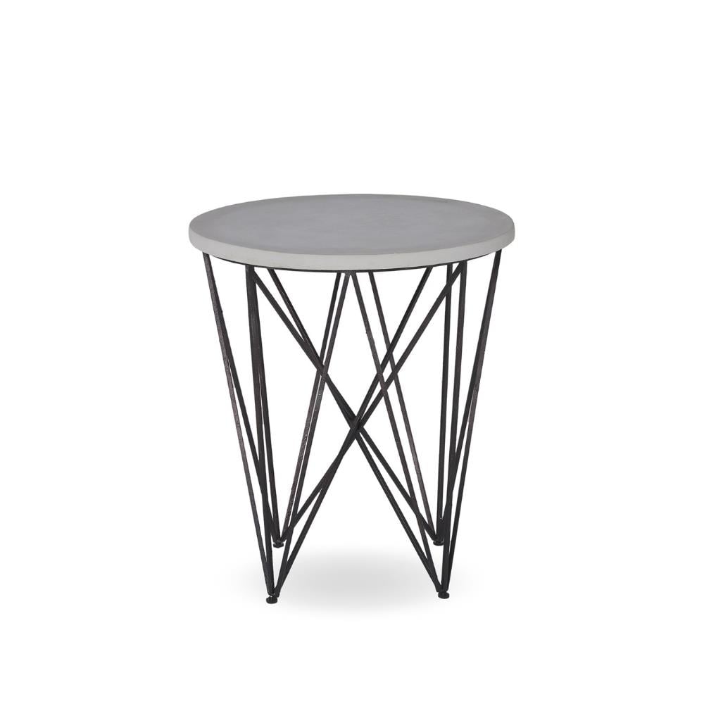 Cecil Yan Sehpa - Black Iron – D56 H62 cm