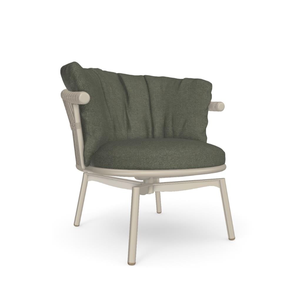 Cesta Tekli Koltuk - Linen - Fabric Naram Moss (F87) - F Kategori