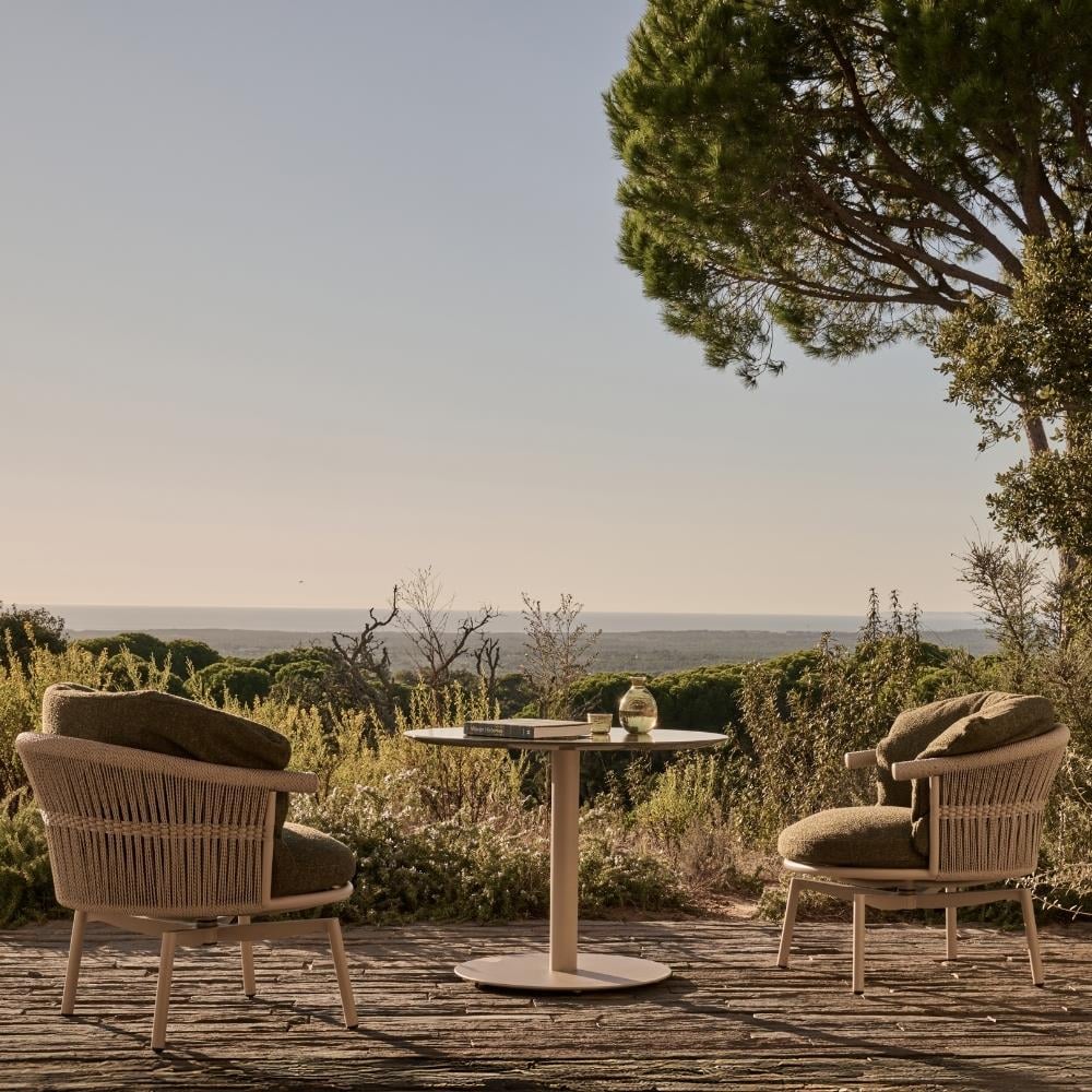 Cesta Tekli Koltuk - Linen - Fabric Naram Moss (F87) - F Kategori