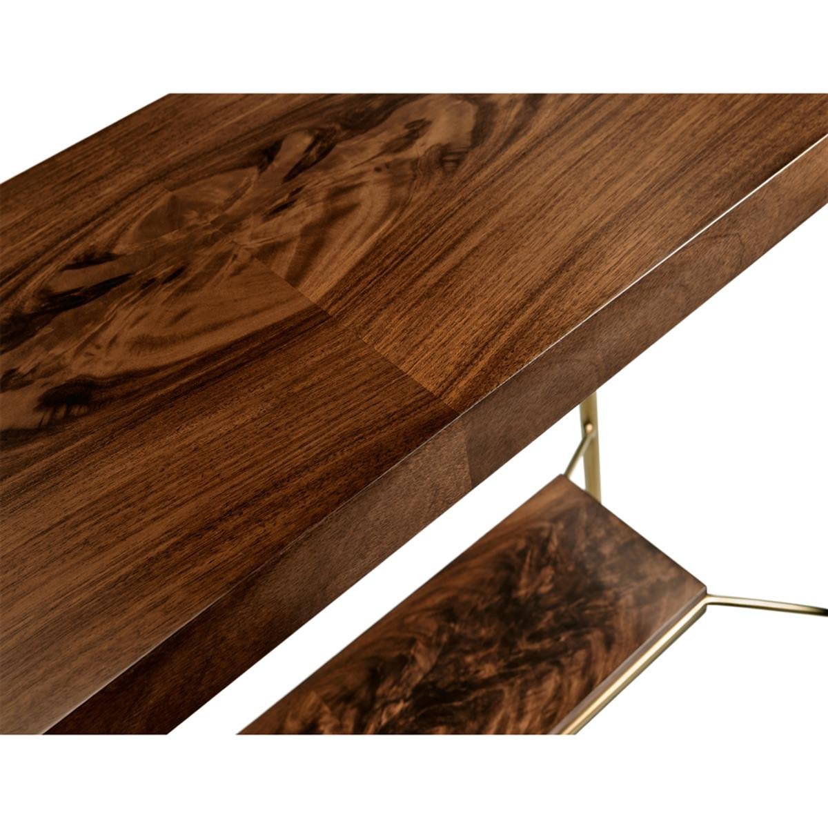 Clean & Classic Collection Konsol-Finish-Ne-01-1 (Tropical Walnut Crotch)