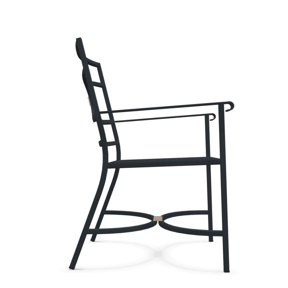 Collier Kollu Sandalye - Antique Iron (22) - (1351)