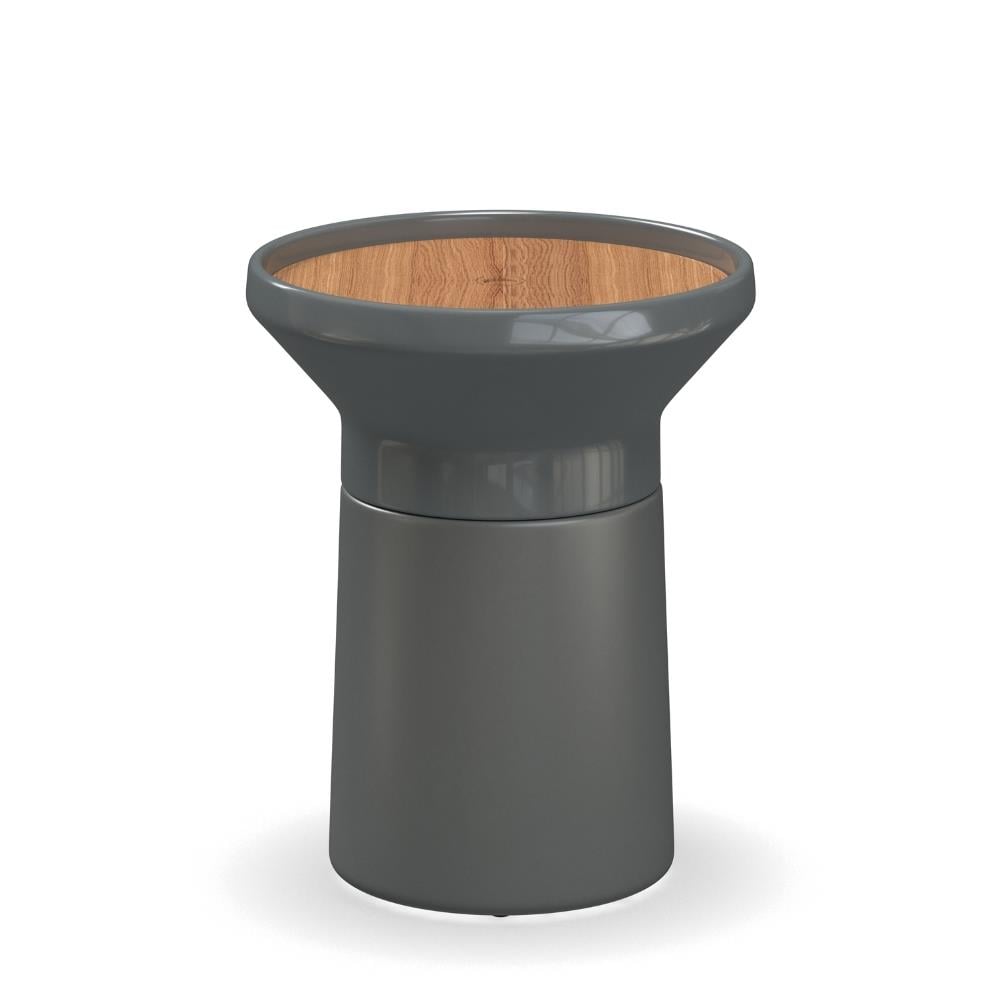 Coso Yan Sehpa (40)-Tabla Teak-Ayak Cam (Iron)