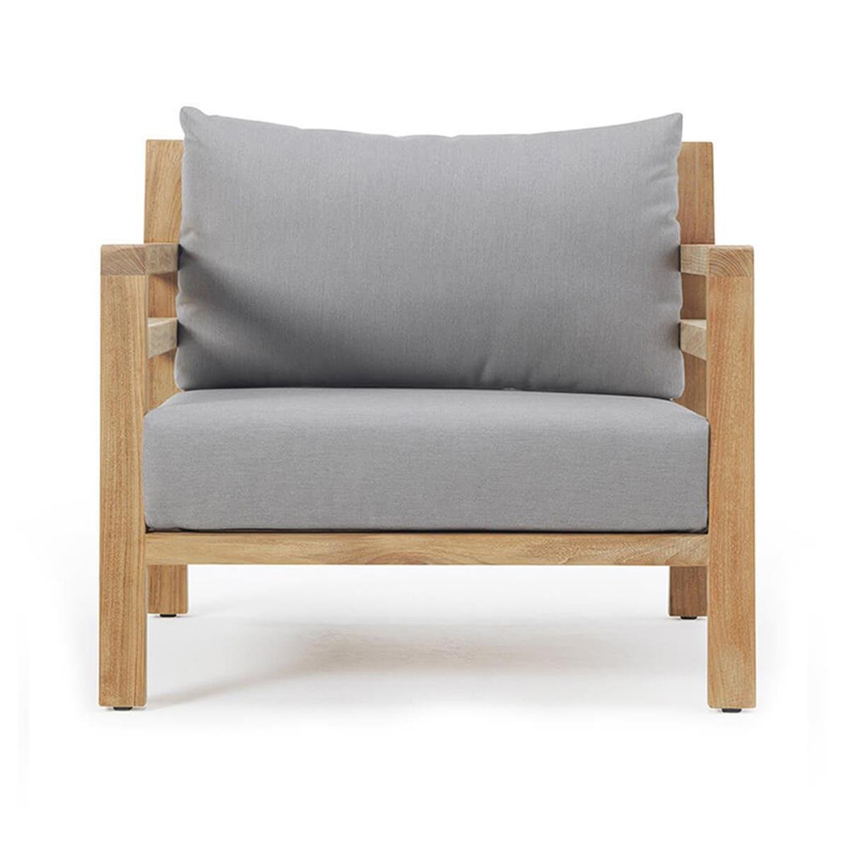 Costes Tekli Koltuk-Teak-(Sunbrella Minder Dahil)