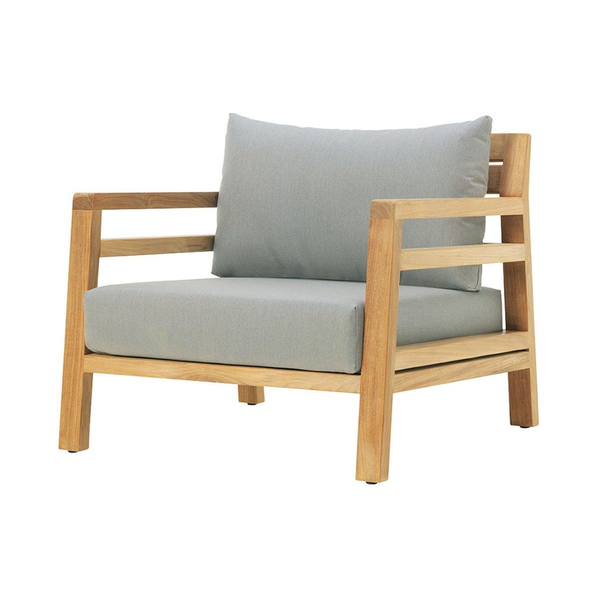 Costes Tekli Koltuk-Teak-(Sunbrella Minder Dahil)