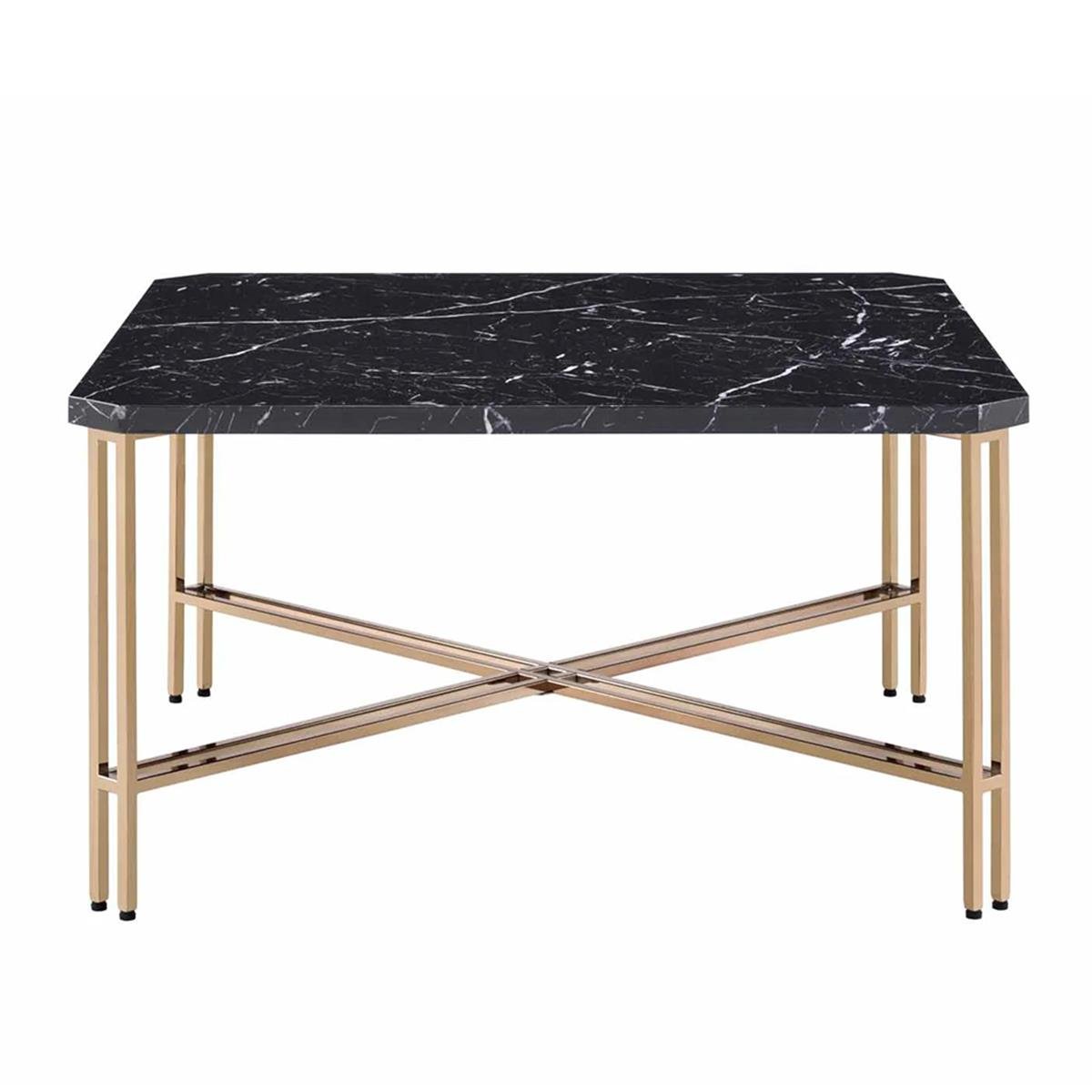 Daxton Faux Marble Top Orta Sehpa