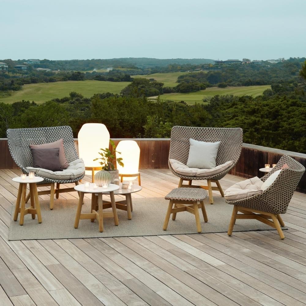 Dedon Mbrace Taupe Yan Sehpa