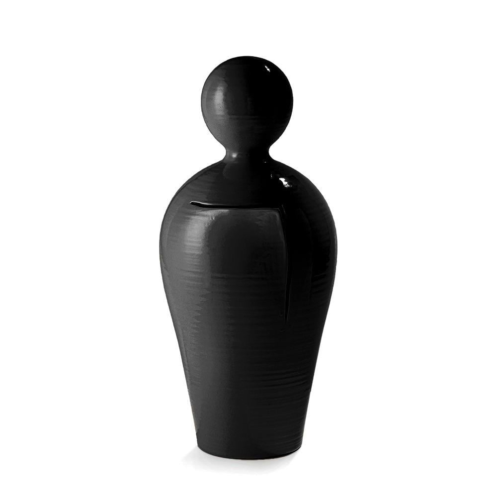 Do Seramik Vazo - 90 cm - Nero Lucifero