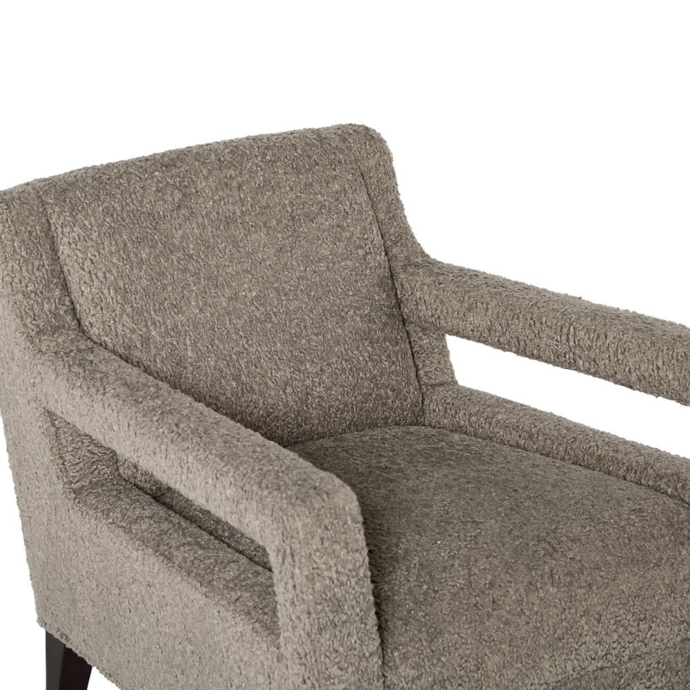 Duke Tekli Koltuk-Kumaş Sherpa Pewter-Finish Leg (44)