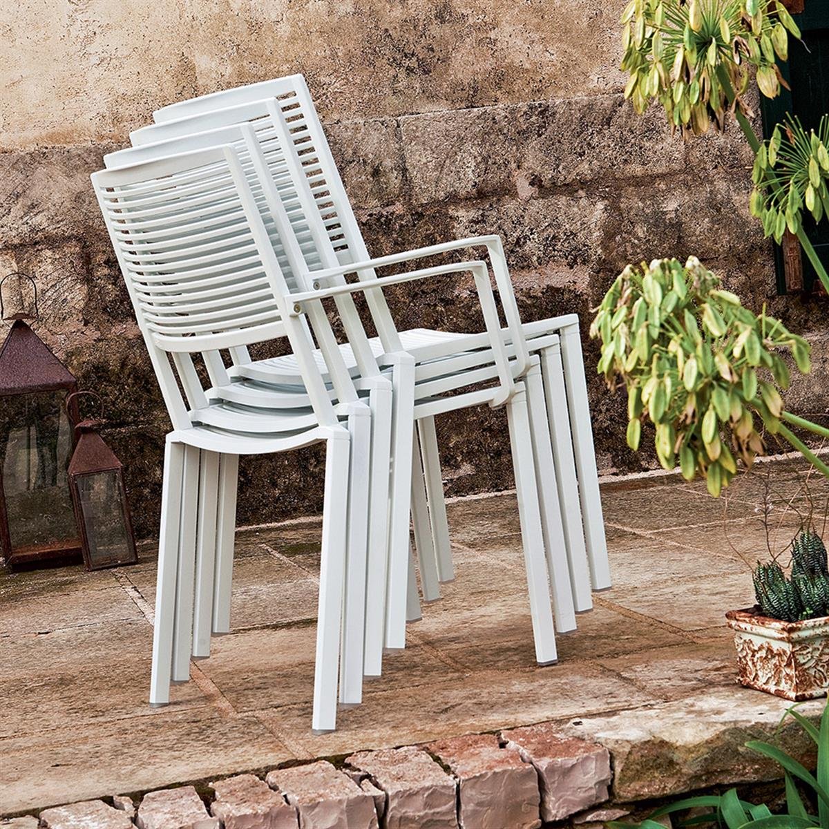 Easy Kollu Sandalye-White (1)