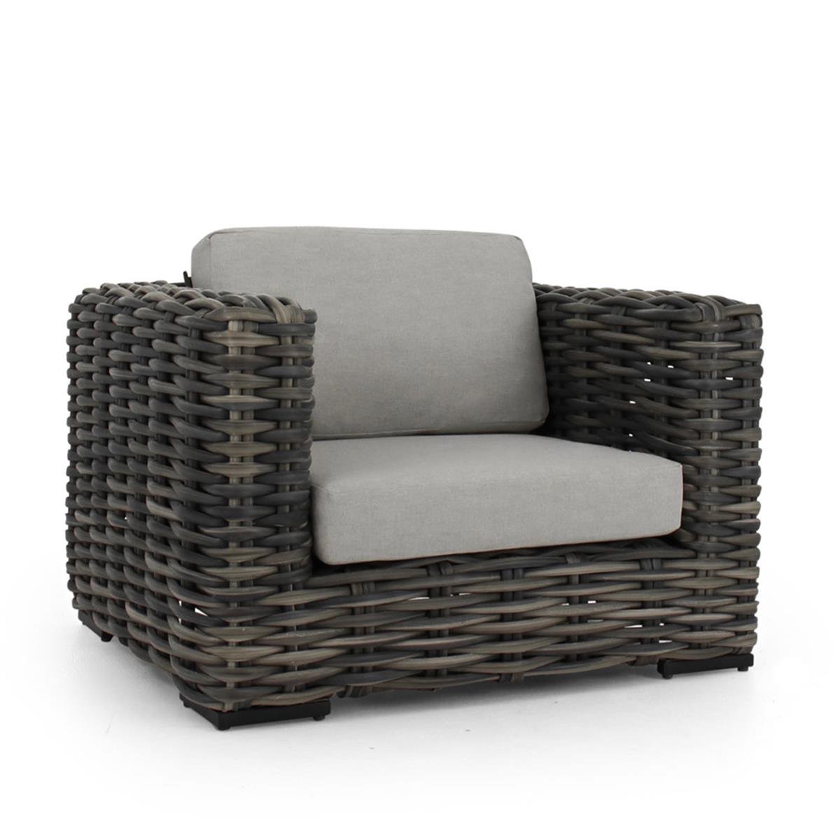 Element XL Tekli Koltuk-Pipe Black Wash-Kumaş Gracebay Pebble (164)