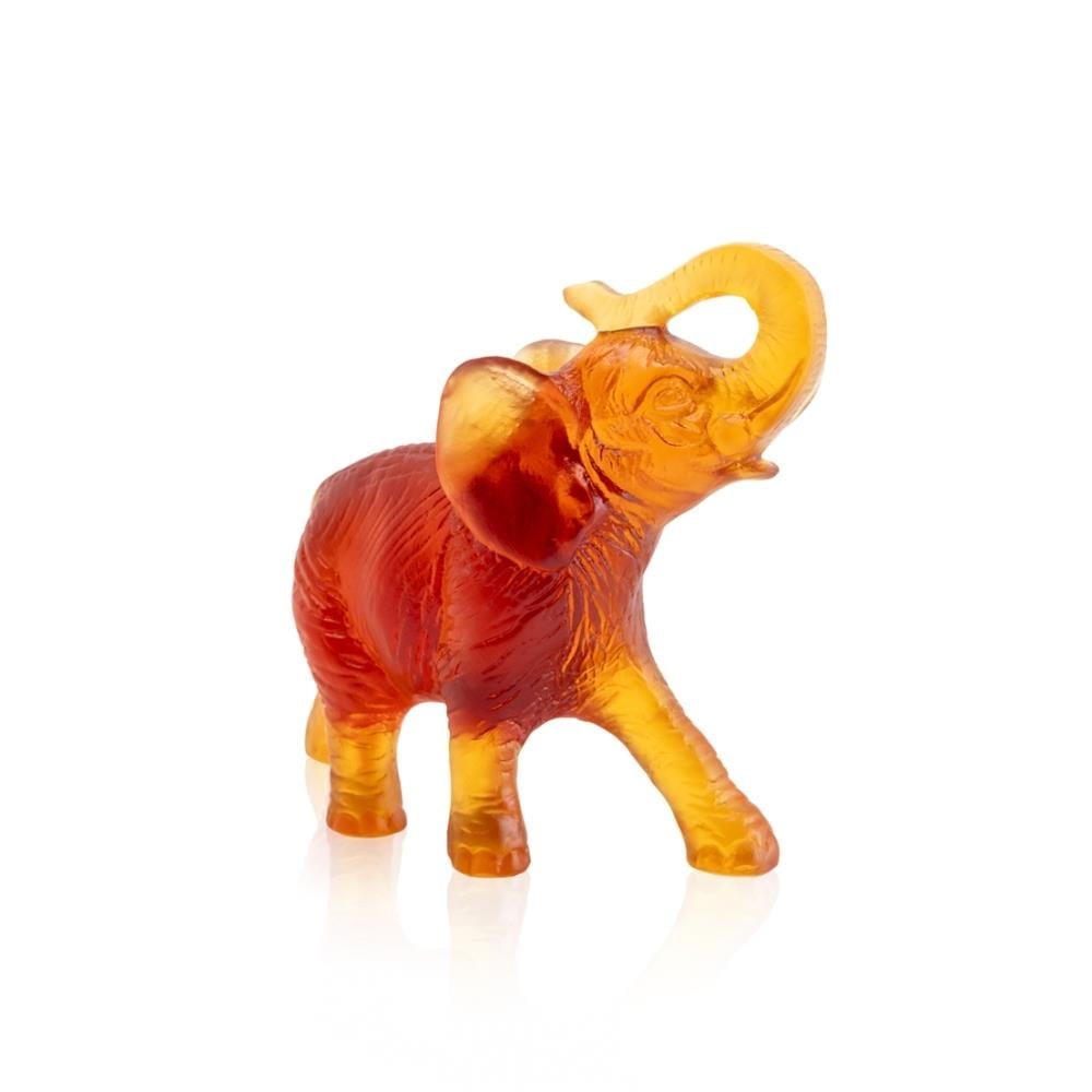Elephant - Fil Heykeli - Amber