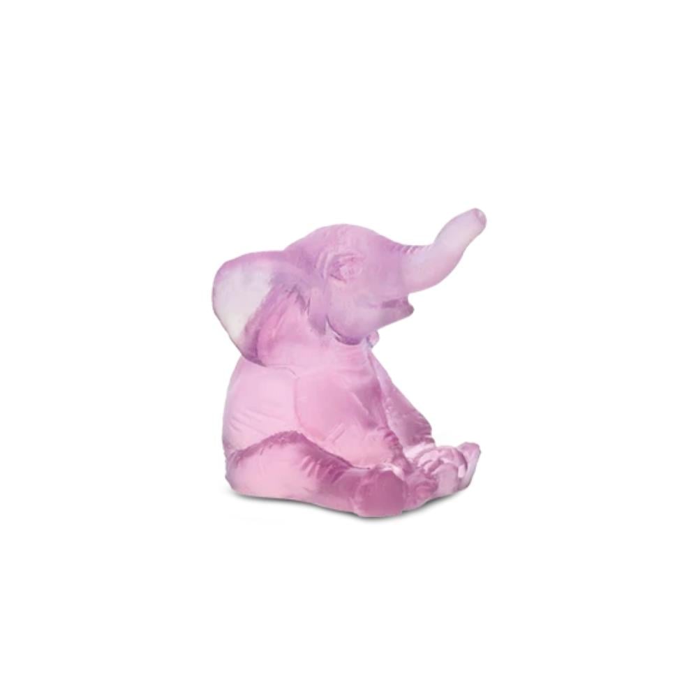 Elephant Mini Fil Heykeli - Pink