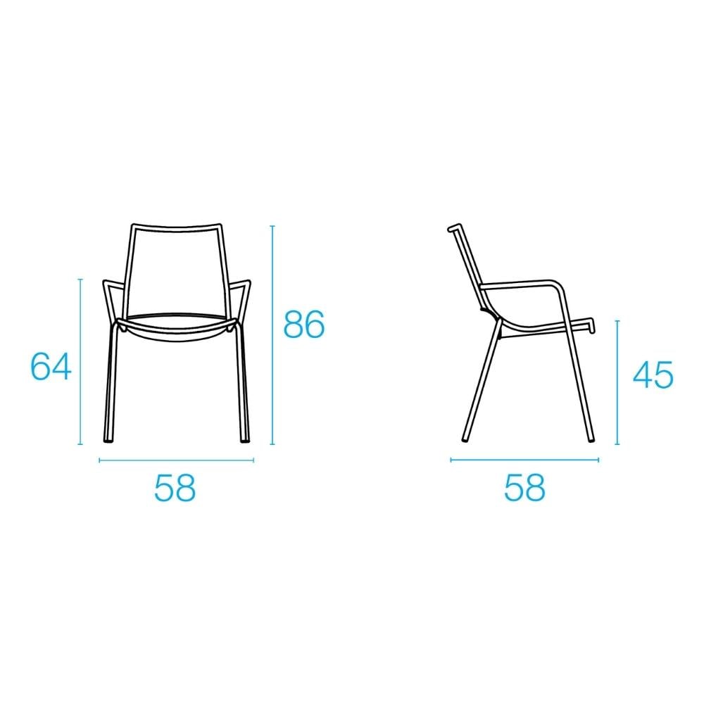 EMU ALA KOLLU SANDALYE