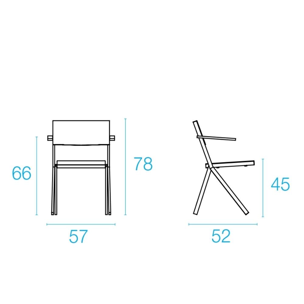 Emu Mia İstiflenebilir Kollu Sandalye 