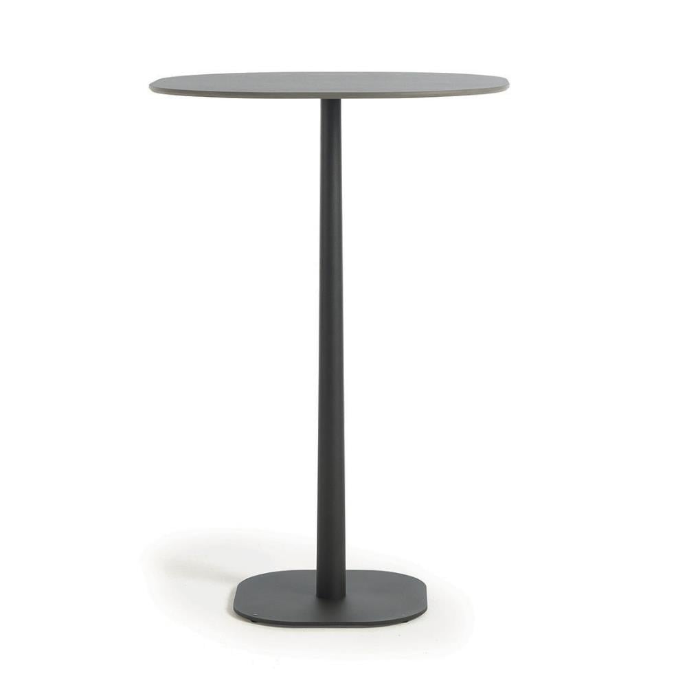 Enjoy Bar Masası (70)-Tabla Stone Grey-İskelet Warmgrey