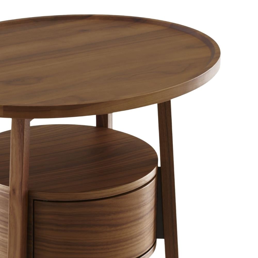 Episode Yan Sehpa-Sağ Açılım-Solid American Walnut