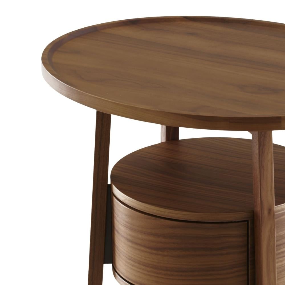 Episode Yan Sehpa-Sol Açılım-Solid American Walnut