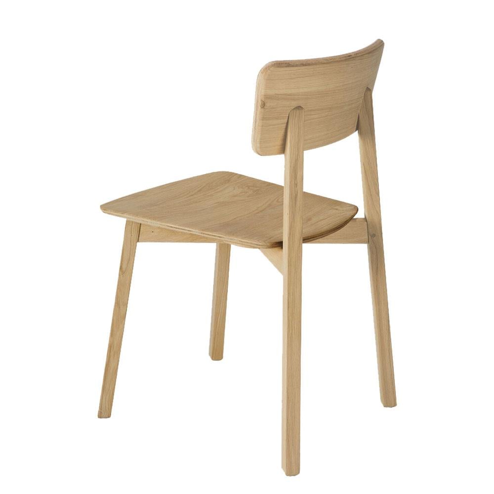 Oak Casale Kolsuz Yemek Sandalyesi-Oak